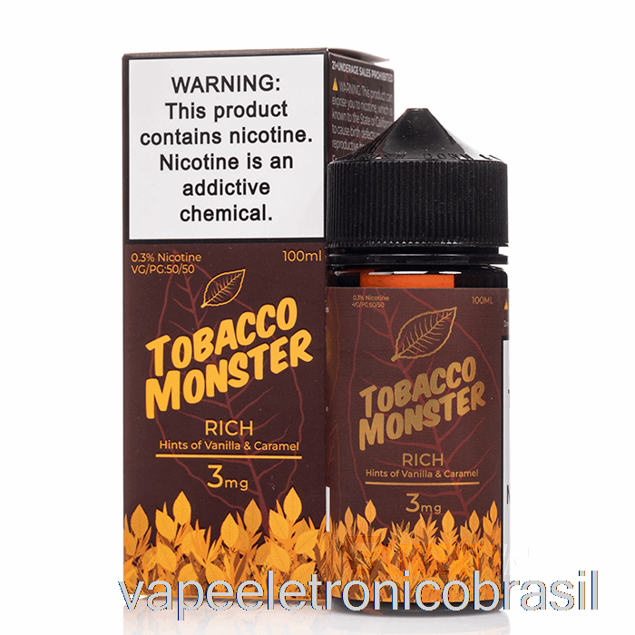 Vape Vaporesso Rico - Monstro Do Tabaco - 100ml 18mg